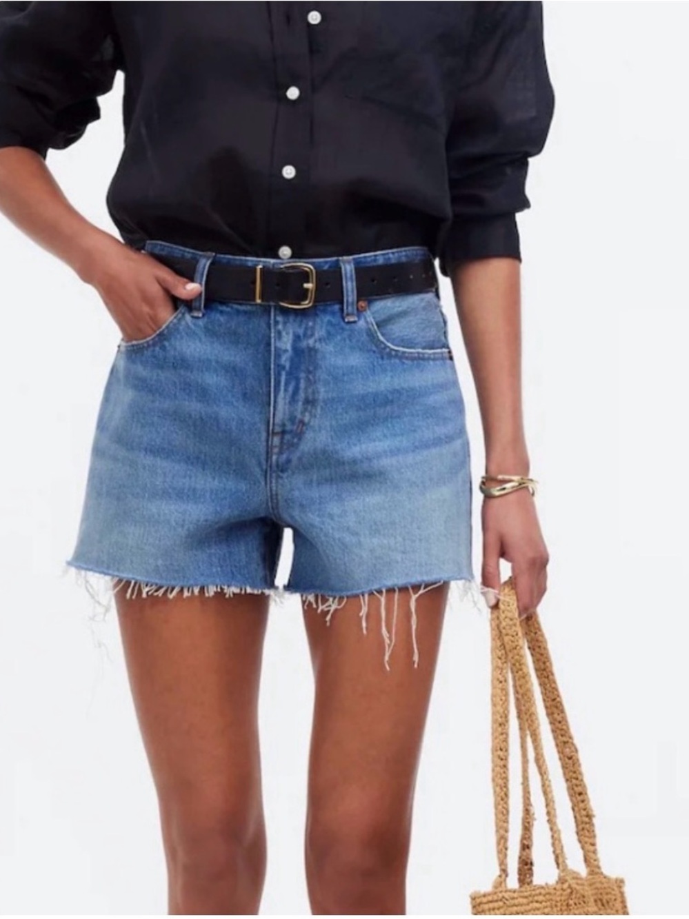 Madewell Light Blue Denim Jean Shorts